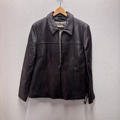Wilson s Leather Black Moto Leather Jacket Thinsulate Lining Sz. X-Large NWT