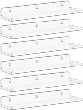 Floating Shelves for Wall Acrylic Display Shelf Wall Mount Bedroom Bathroom