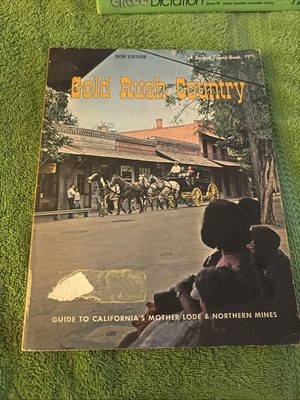 gold rush country vintage book guide 1970 Paperback