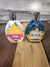 Tan ASZ U Aloha Black 200x Bronze Aloha Pink Clean Beauty Tanning Lotion 13.5 oz
