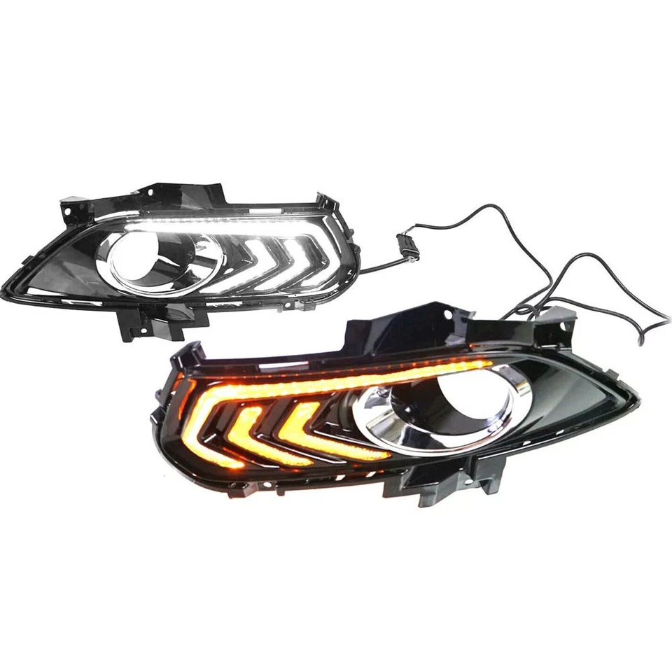 For Ford Fusion 2013-2016 LED DRL DayTime Running Light Driving Fog Lamp 3 Color - Изображение 3 из 4