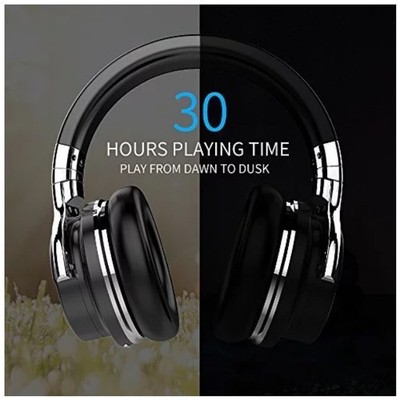 COWIN E7 Wireless Bluetooth Headphones E7-BLK Black