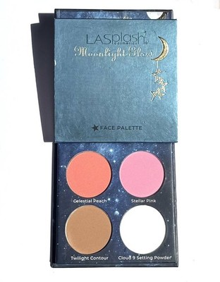LASPLASH Cosmetics Moonlight Glow Face Palette 4 Shades 11.2g