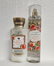 Vera Bradley Bath and Body Works Peach Blossom Nectar 2 pc Lotion, Mist NEW