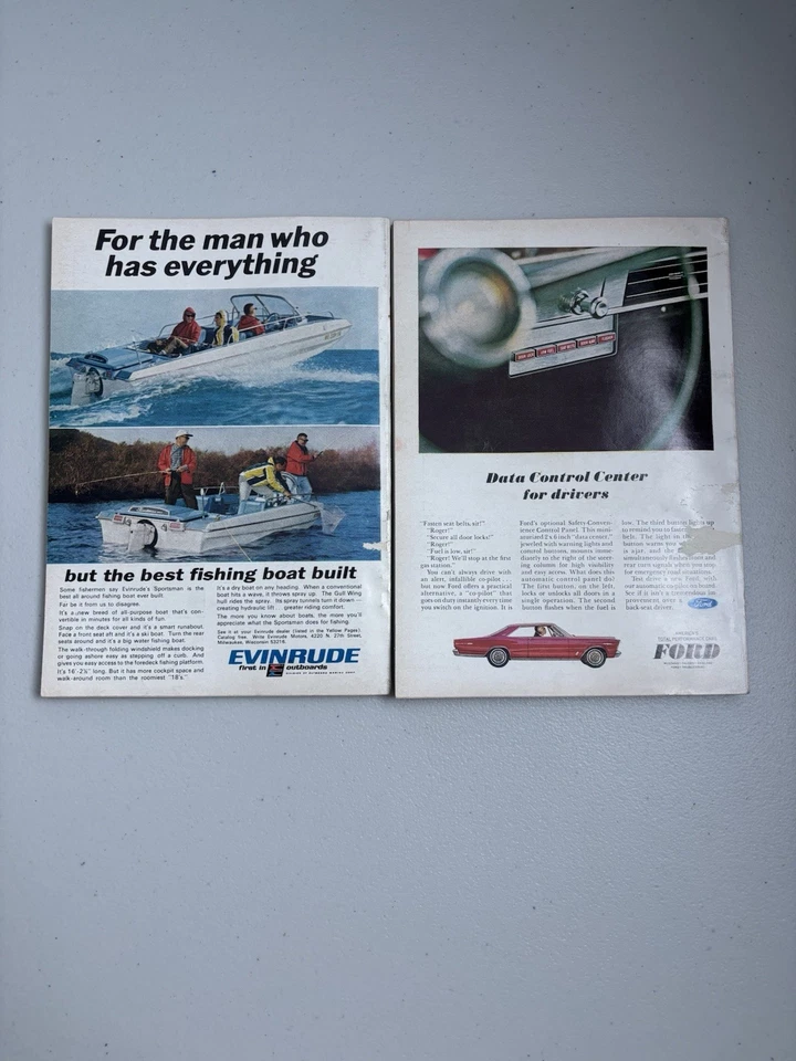 Lot Of Two Popular Science Magazines. Vintage 1966.  James Bond - Image 2 of 4