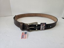 Nocona USA leather belt N2300947 sz 46 brown