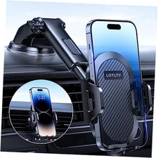 Universal Phone Mount for Car, Reliable Suction Hands-Free Car Phone Holder 