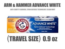New Arm Hammer Advance White Toothpaste, Travel Size 0.9oz FREE SHIPPING