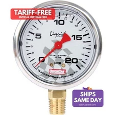 Quickcar 56-0021, One Chrome Steel 0-20 Liquid Head Only Performance Racing Part