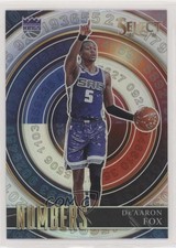 2020-21 Panini Select Numbers Silver Prizm De'Aaron Fox #39 0ik7