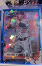 2021 Bowman Chrome Draft Sapphire Edition - Grayson Rodriguez #BDC-136 (RC)