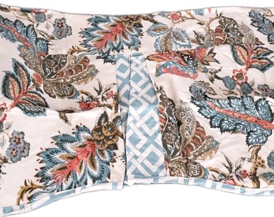Waverly Brompton-Multi Rebecca Valance Cotton Cottage Floral Classic