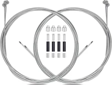 Universal Bike Brake Cable Set 4PCS 2M Inner Wire Replacement MTB Road Bicycle