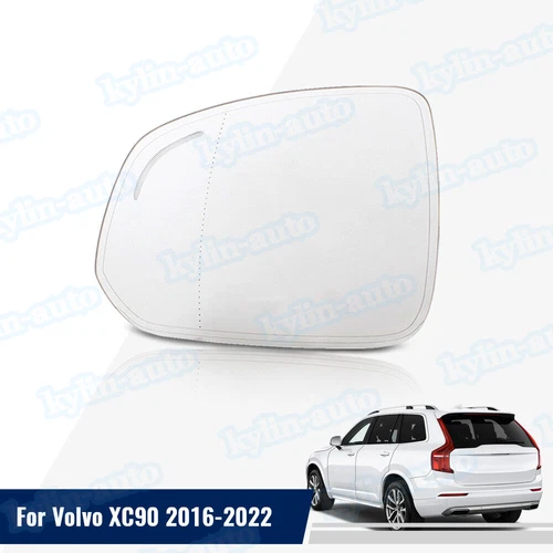 Heated Mirror Glass For 2016-2022 Volvo XC90 Driver Left W/ Blind Spot