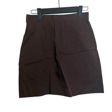 Esprit Vintage Y2K Brown Nylon Mini Skirt Women's Size 3/4