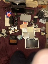vintage cameras accessories lot