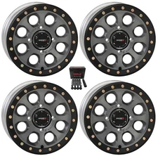 System 3 SB-7 Beadlock 15" Wheels Titanium (4+3) Can-Am Commander Maverick (4)