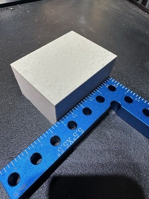 PEEK Polyetheretherketone Block 3.125 X 2.375 X 1.875 