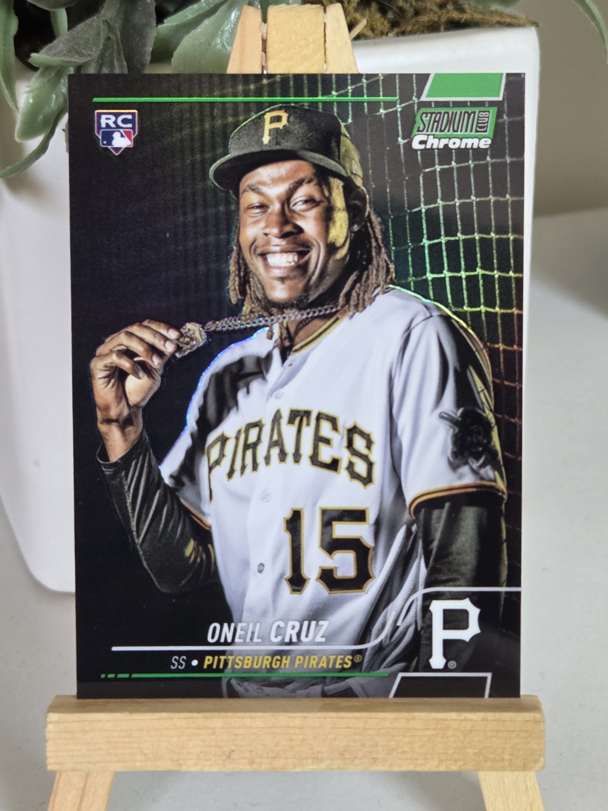 2022 Topps Stadium Club Chrome Oneil Cruz Rookie Green Refractor 03/99 #237