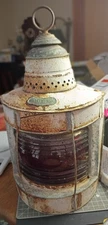 Vintage Nautical Red Port Side Lantern