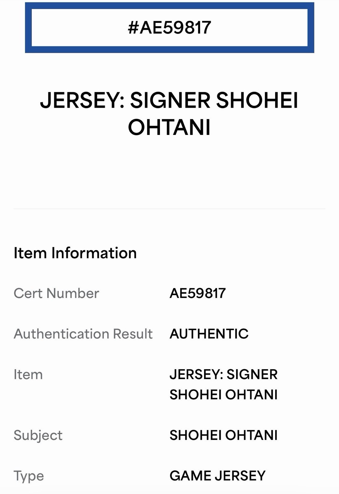 2018 Rookie Of The Year Inscription & Kanji Shohei Ohtani Signed Auto Jersey PSA view 13