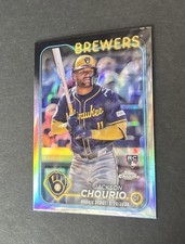 2024 Topps Chrome Update Refractor Jackson Chourio RC #USC30 Milwaukee Brewers