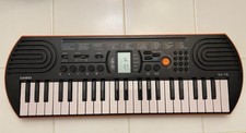 CASIO Mini Personal Keyboard 44 key Black Orange Electronic SA-76 EXC