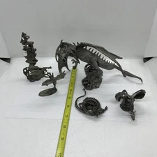 Rawcliffe Pewter dragon Lot Mixed Lot Of 5 Table Top Games Elm