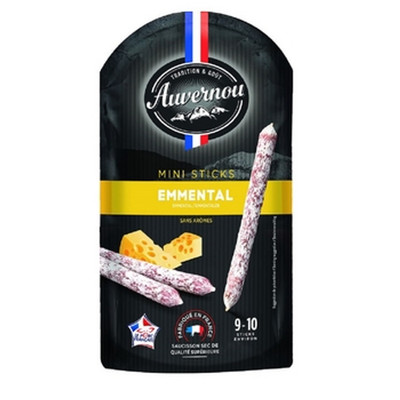 4337271104073 Mini stick z serem Emmentaler 100g Auvernou Auvernou
