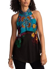 Johnny Was Devi Silk-Blend Blouse Women's