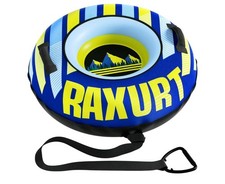 Raxurt Heavy Duty Inflatable Snow Tube 2-Pack 48" Sub-Zero Resilience/Dual-Layer
