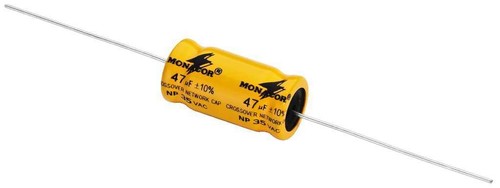 Monacor LSC-470NP Bipolar Electrolytic Capacitors 47µf 1 Piece - Afbeelding 1 van 2