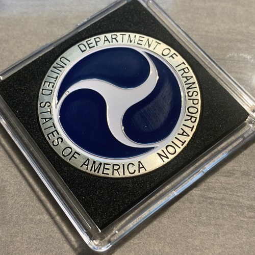 USDOT-UNITED STATES DEPARTMENT OF TRANSPORTATION-Challenge Coin w Case - Picture 5 of 8