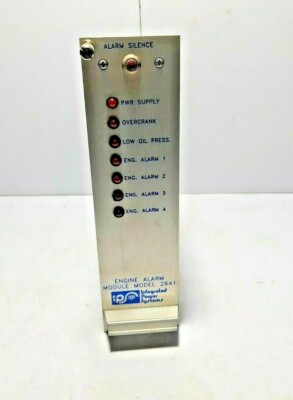 Integrated Power Systems 2641 Motor Alarm Modul 017-2641/018-002640 Rev A