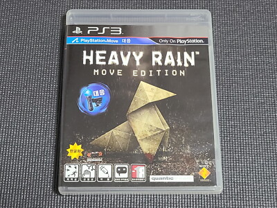 Sony PlayStation3 Heavy Rain Move Edition Retro Game Korean Ver for PS3 Console