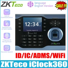 ZKTeco iclock360 TCP/ IP Biometric 8000 Fingerprint Time Attendance Recorder