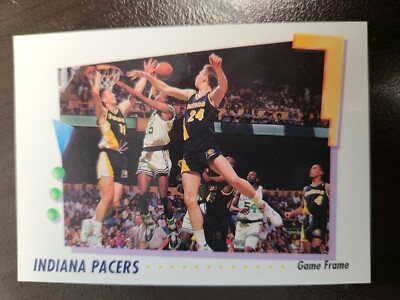 1991 1992 Skybox Indiana Pacers GAME FRAME GLOSSY card #415