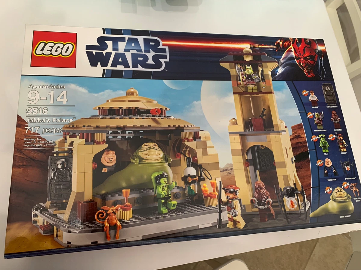 9516 JABBA S PALACE star wars lego set IN HAND rotj return of the jedi SEALED