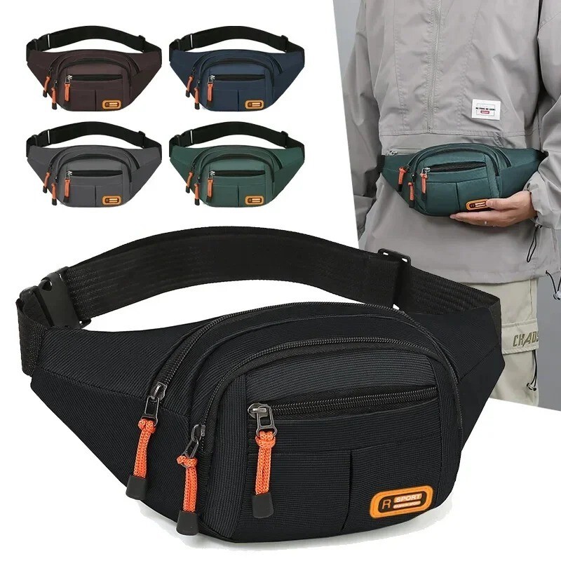 Waist Bag for Men Women Multifunctional Large Capacity Fanny Travel Mobile Bag