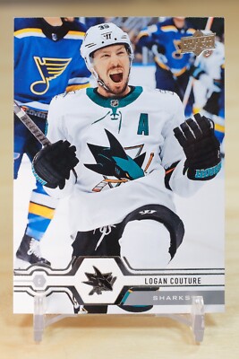 2019-20 Upper Deck Series 1 Base #161 Logan Couture - San Jose Sharks