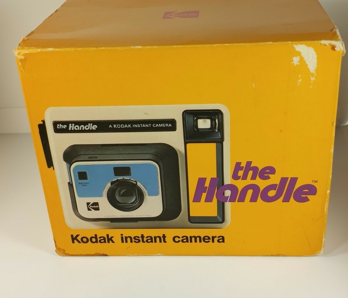 Kodak The Handle Instant Film Camera Original Box Battery Untested