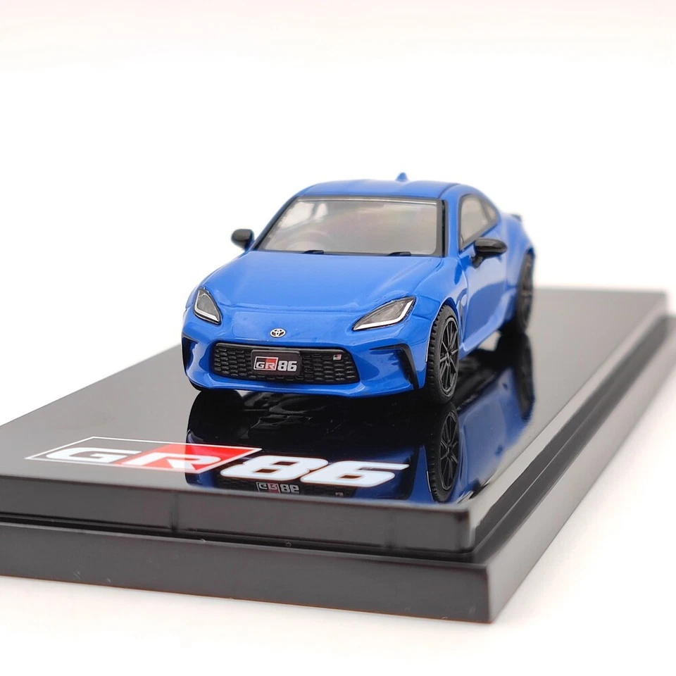 Hobby Japón 1:64 TOYOTA GR86 RZ 3BAZN8 Azul Diecast Juguete Modelo Coche HJ641048ABL EE. UU. Foto 4 de 4