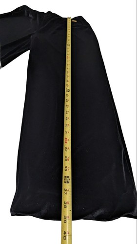 St John Sport by Marie Gray Black Velvet Velour Pull On Dress Pants Size Small - Picture 9 of 9