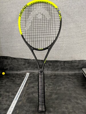 Head “Tour Pro” Nano Titanium Tennis Racquet 4 3/8-3 Yellow and