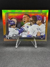 2025 Topps Series 1 Celebration Salvador Perez Gold /50 Walk This Way SP Case Ht