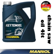 4 lt Mannol Kettensäge Öl Kettenstange Kleberkette Öl Kettensäge