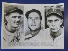 LLOYD WANER Babe Dahlgren & Al Gosso 1943 VINTAGE PRESS PHOTO 8.5x11