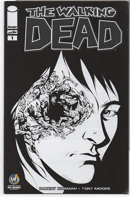 WALKING DEAD #1   WIZARD WORLD   DES MOINES COMIC CON EXCLUSIVE   SKETCH