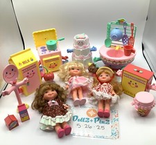 Vintage Cherry Merry Muffin Play-sets, Costume, Dolls, Food items Huge Lot - SEE
