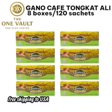 8 X Gano Excel Gano Cafe Ginseng Longjack Ganoderma  (120 SachetsX 21g)